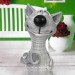 3D Форма силиконовая "Кот с колбасой"
