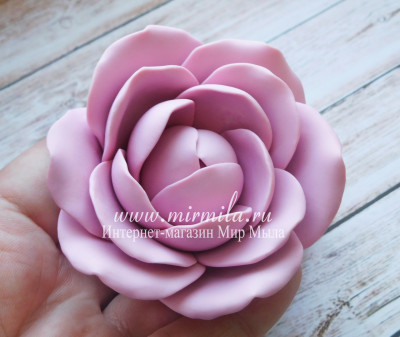 3D Форма силиконовая "Роза садовая" (предварительный заказ)