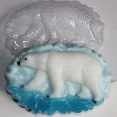 Пластиковая форма "Белый медведь"