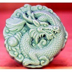 2D Форма силиконовая "Китайский дракон"