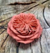 3D Форма силиконовая "Роза пионовидная Джульетта"