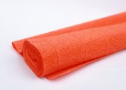 Бумага гофрированная оранжевая, 50 см на 2,5 м