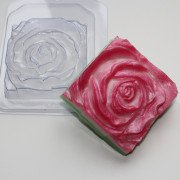 Пластиковая форма "Роза квадратная"