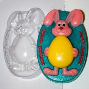 Пластиковая форма "Кролик с яйцом"