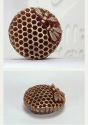 Форма силиконовая "Пчелы на сотах" (предварительный заказ)