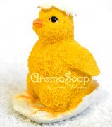 3D форма силиконовая "Цыплёнок в скорлупе №3" (предварительный заказ)