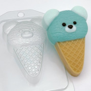 Пластиковая форма "Мороженое/Мишка"