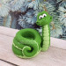 3D Форма силиконовая "Змей Вениамин с елочкой и подарком" (предварительный заказ)