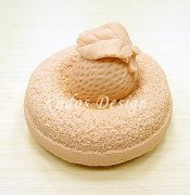 Форма силиконовая "Сахарный пончик с клубникой"  (предварительный заказ)