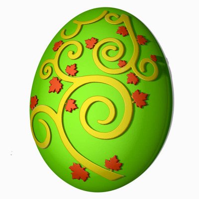 Пластиковая форма "Яйцо Узор"