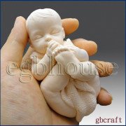 3D Форма силиконовая "Младенец с полотенчиком"