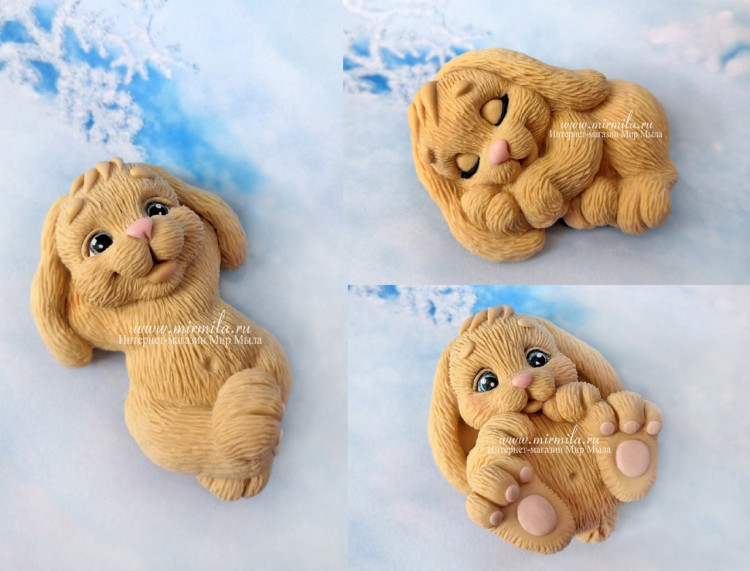 Силиконовые формы зайчик 3d