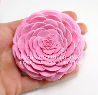 3D Форма силиконовая "Цветок Камелии"