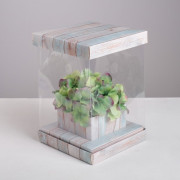 Коробка - аквариум для мыльных композиций "Счастье"