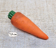 3D Форма силиконовая "Морковь длинная"(предварительный заказ)
