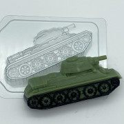Пластиковая форма Т-34 / бок