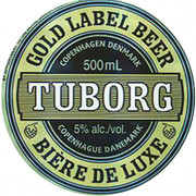 Наклейки вырубные "Пиво Tuborg", 10 шт