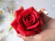 3D Форма силиконовая "Роза Lady in Red"(предварительный заказ)