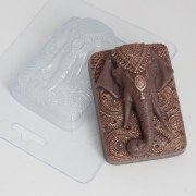 Пластиковая форма Слон индийский