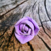 3D Форма силиконовая "Роза Purple средняя"