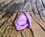 3D Форма силиконовая "Бутон розы Purple" (предварительный заказ) 