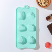 Силиконовая форма для льда и шоколада "Драгоценные камни"