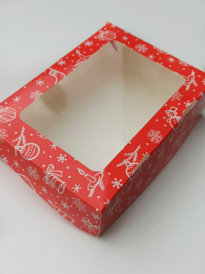 Коробка с окошком "New Year", 15х11х4 см