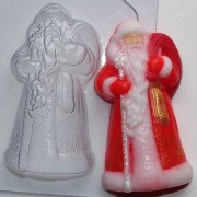 Пластиковая форма Дед Мороз с мешком