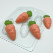 Пластиковая форма "Морковка мультяшная МИНИ"