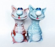 3D форма силиконовая "Забавный кот" (предварительный заказ)