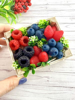 Набор мыла "Спелые ягоды в ящике"