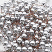 Набор серебрянных шариков, упаковка 50 шт