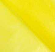 Бумага упаковочная тишью, желтый, 50 см х 66 см (10 листов)