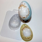 Пластиковая форма для мыла Яйцо/Купола