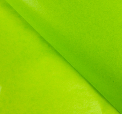 Бумага упаковочная тишью, зеленое яблоко, 50 см х 66 см (10 листов)