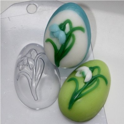 Пластиковая форма "Яйцо/Подснежник"