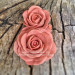3D Форма силиконовая "Восьмерка из роз" 