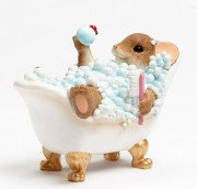 3D  форма силиконовая "Мышонок в ванне" (предварительный заказ)
