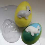 Пластиковая форма "Яйцо/Кролик"
