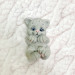 Форма силиконовая "Три мини котенка на одной форме"