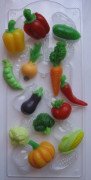 Пластиковая форма для мыла  Ассорти Овощное