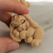 3D Форма силиконовая "Мини кролик спит" (предварительный заказ)