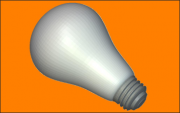 Пластиковая форма "Лампочка"