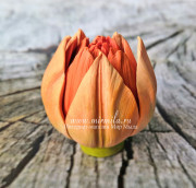 3D Форма силиконовая "Тюльпан Orange Flame" (предварительный заказ)