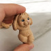 3D Форма силиконовая "Мини кролик отдыхает"