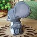 3D Форма силиконовая "Ушастый мышонок стоит"
