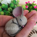 3D Форма силиконовая "Мини мышонок спящий" (предварительный заказ)