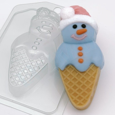 Пластиковая форма "Мороженое/Снеговик"