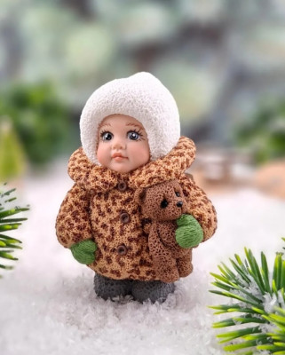 Форма силиконовая "Девочка Оля"(предварительный заказ)