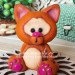 3D Форма силиконовая "Забавный рыжий котенок"